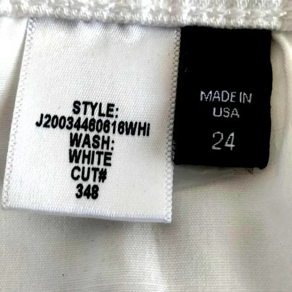 Veronica Beard Jeans  24 White Kate Skinny High Rise Snap Button side NEW - Picture 4 of 15